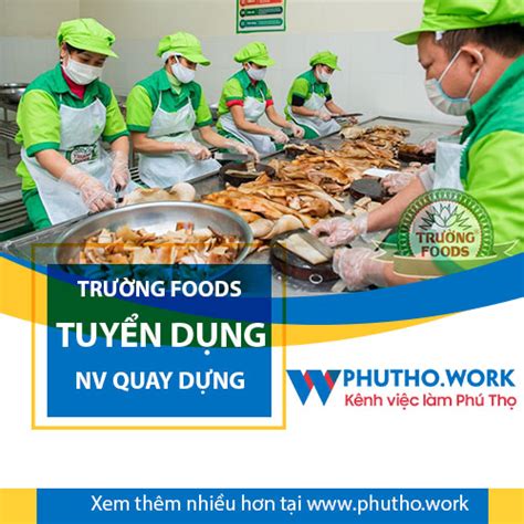 Công ty TNHH Woojung Food tuyển dụng .